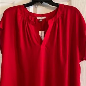 Dress barn red top